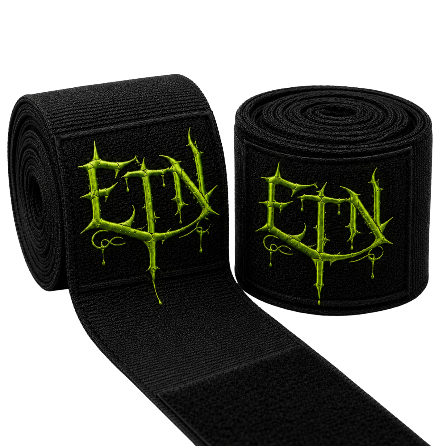 ESCAPE THE NOISE HAND WRAPS - BLACK / GREEN