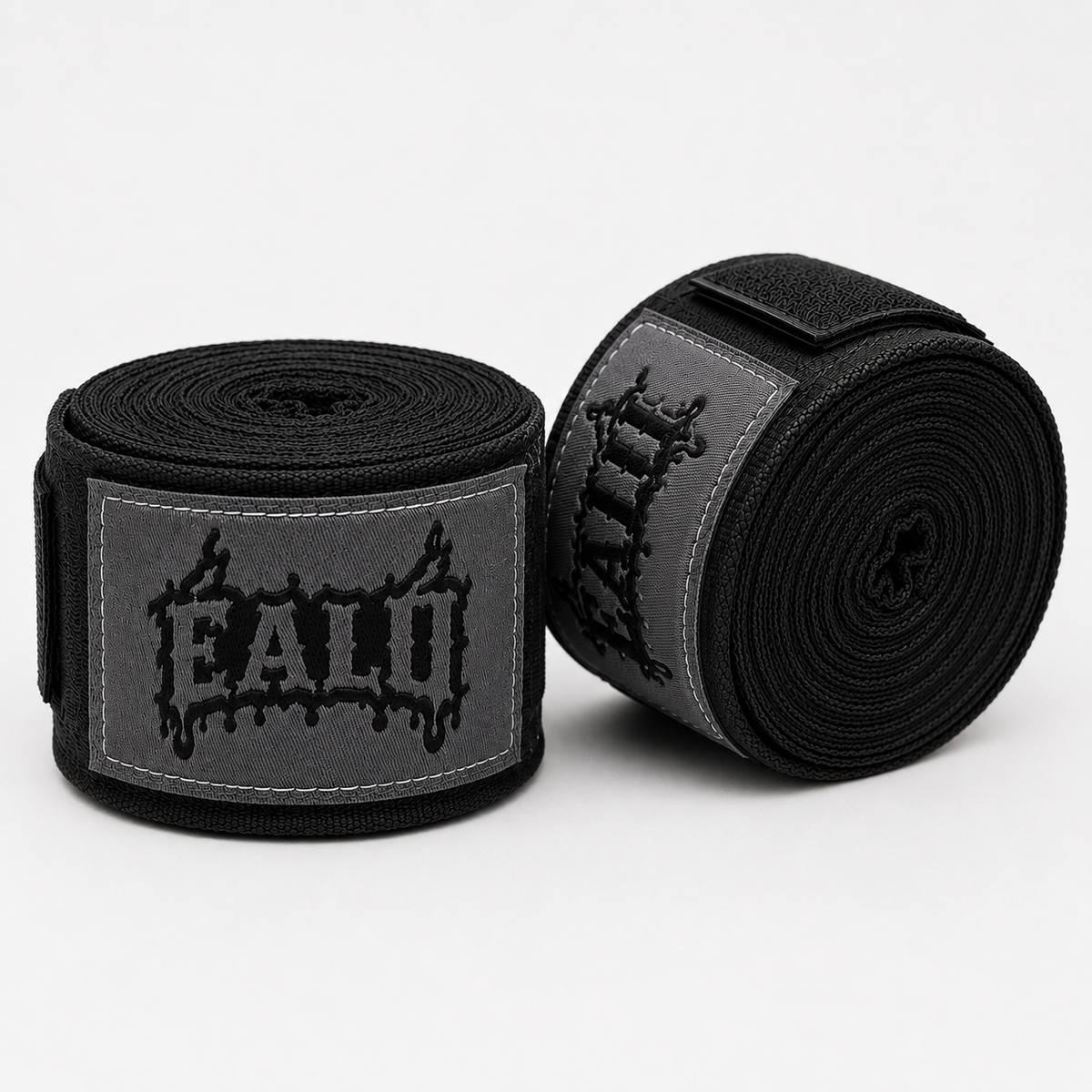 ÉALÚ HAND WRAPS 180" - GREY / BLACK