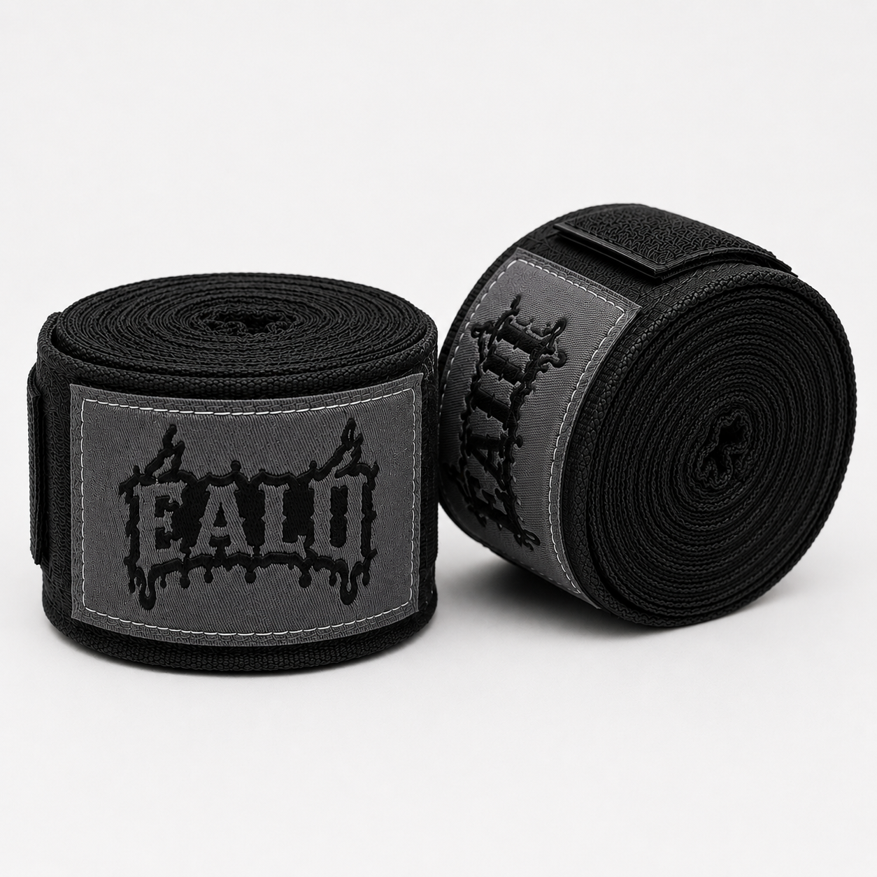 ÉALÚ HAND WRAPS 180" - GREY / BLACK