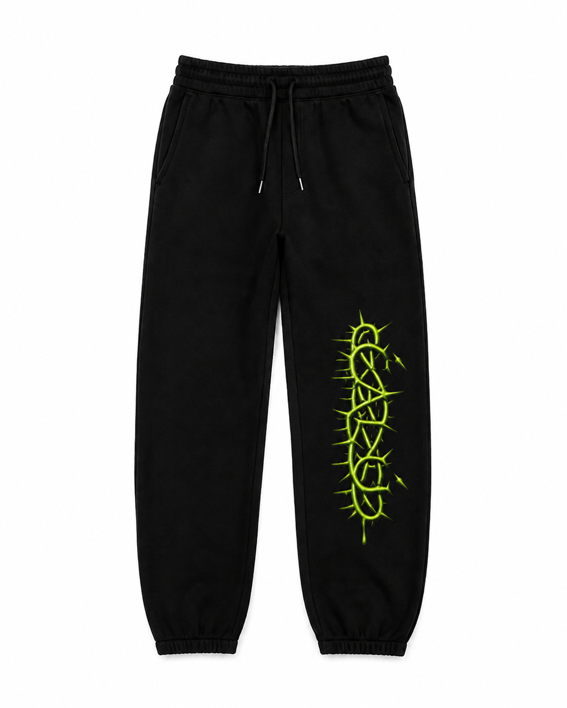 ESCAPE THE NOISE SWEATPANTS - BLACK / GREEN