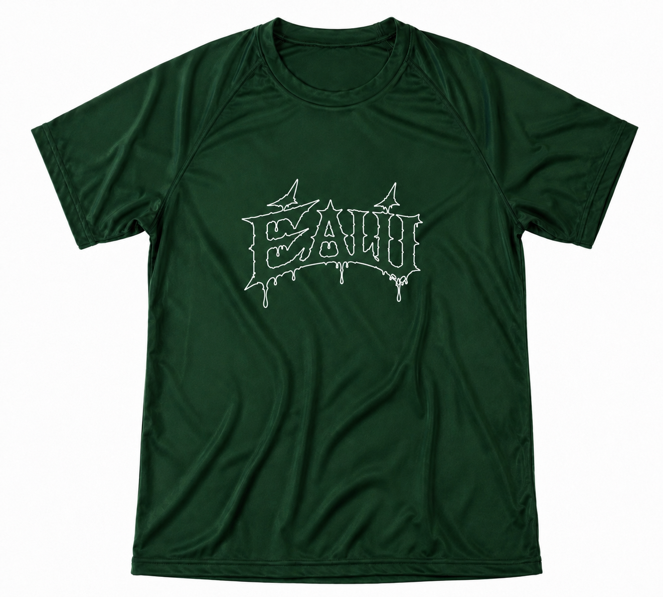 ÉALÚ RASH GUARD - GREEN / WHITE