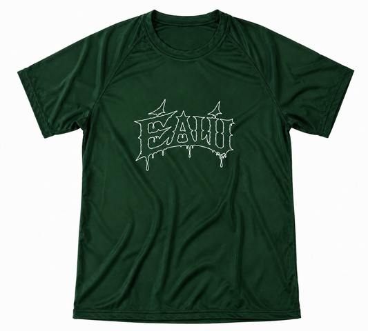 ÉALÚ RASH GUARD - GREEN / WHITE