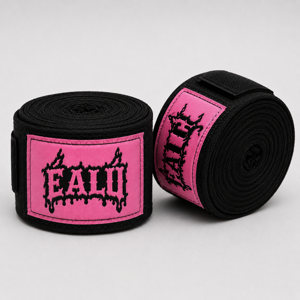 ÉALÚ HAND WRAPS 180" - BLACK / PINK